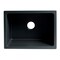 Alfi Brand 24" Black Matte Reversible Smooth / Fluted Single Bowl Fireclay Farm Sink AB2418HS-BM - alternate 3